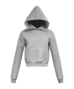 Slim-Fit Gray Minimalist Hoodie